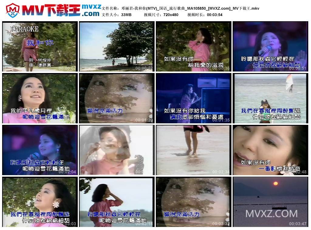 邓丽君-我和你(MTV)_国语_流行歌曲_MA105850